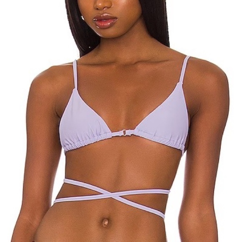 ❤️Superdown Mikayla Bikini Top in Lavender Size S